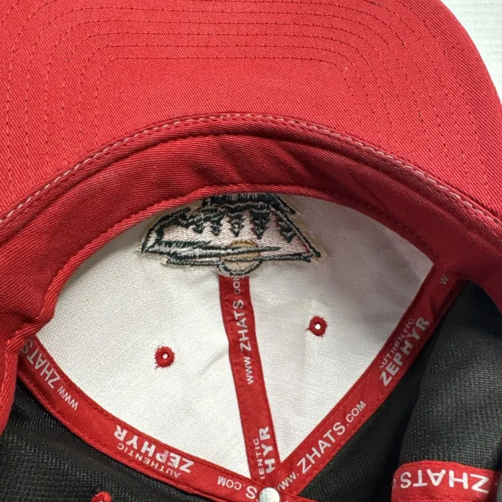 Zephyr NHL Minnesota Wild SnapBack‎ Hat Cap Green Red Silver